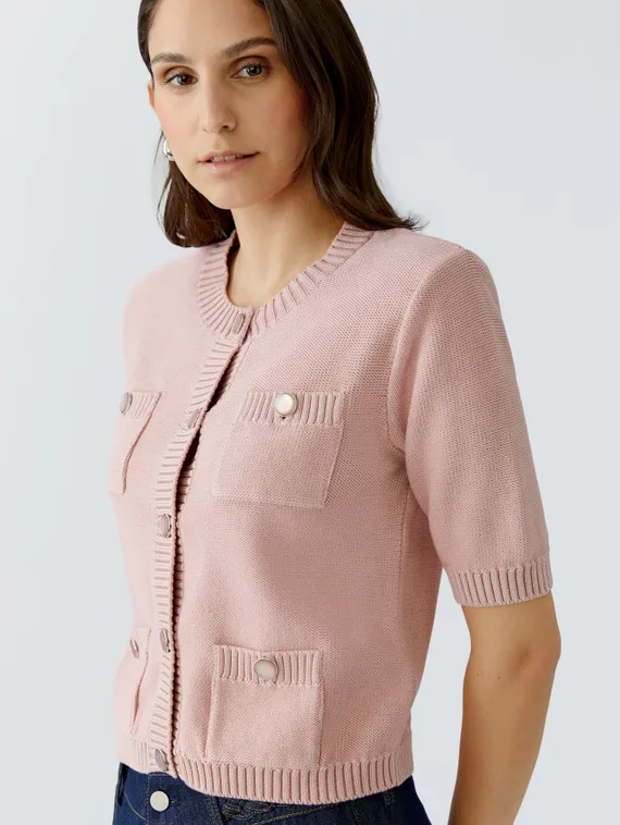 Oui Кардиган с декоративными пуговицами