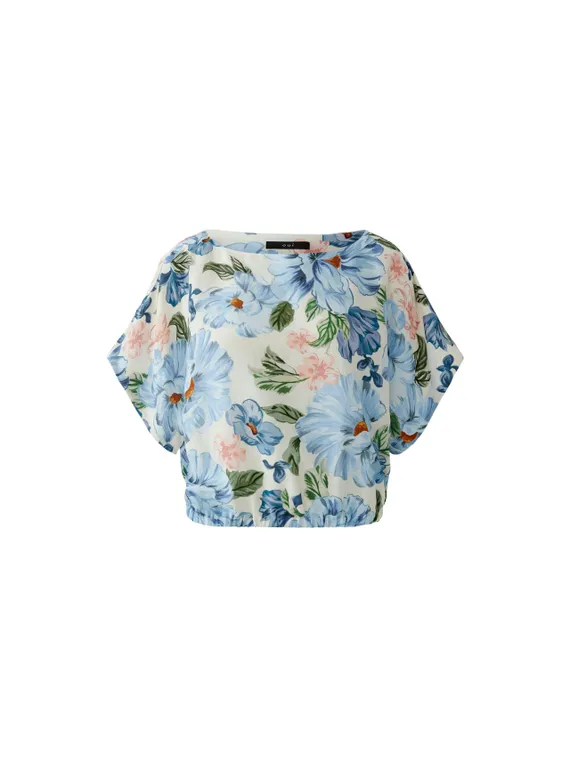 Oui Блузка с цветочным принтом