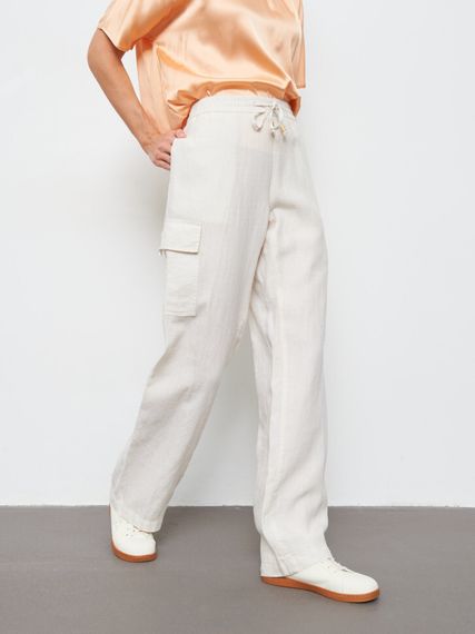 GERRY WEBER Брюки льняные карго