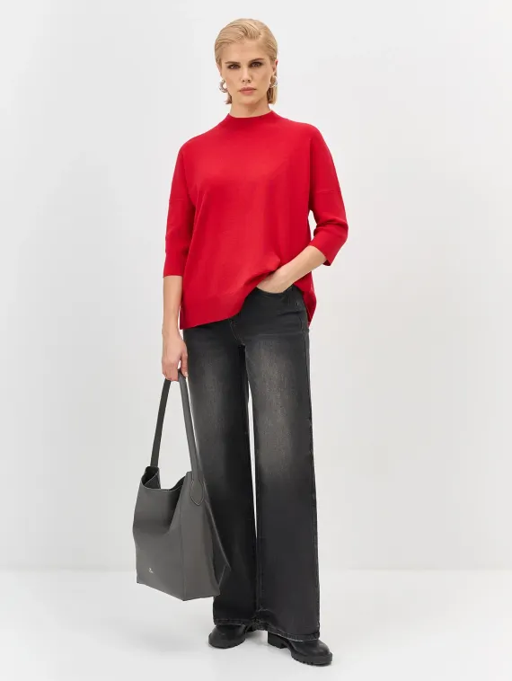 BULMER Широкие графитовые джинсы