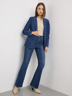 TAIFUN Пиджак джинсовый