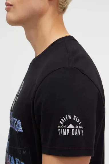 CAMP DAVID Футболка с надписью