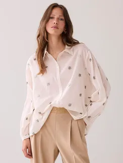 SUMMUM Блузка с пайетками