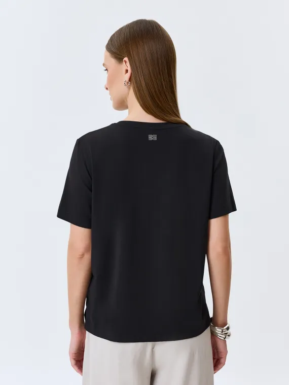 BULMER Футболка с металлизированным принтом