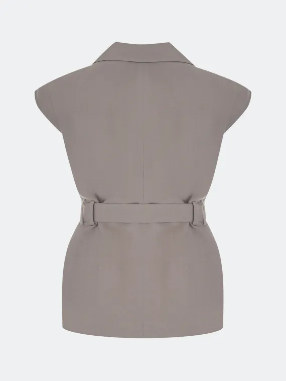 BULMER Блузка-жилет из тенселя