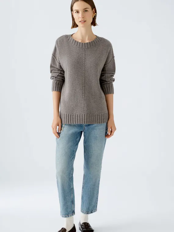 Oui Свитер из смесовой шерсти