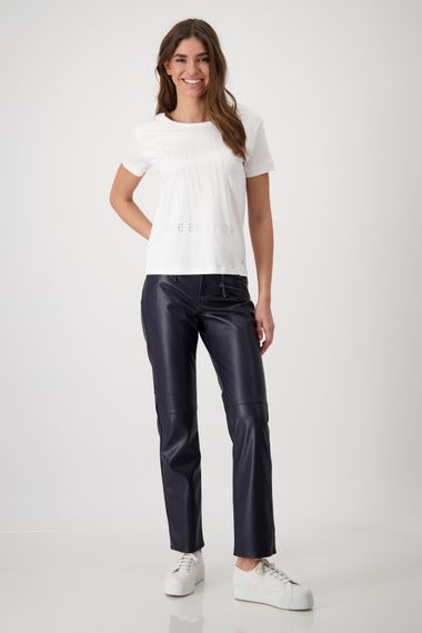 MONARI Футболка с надписью из стразов