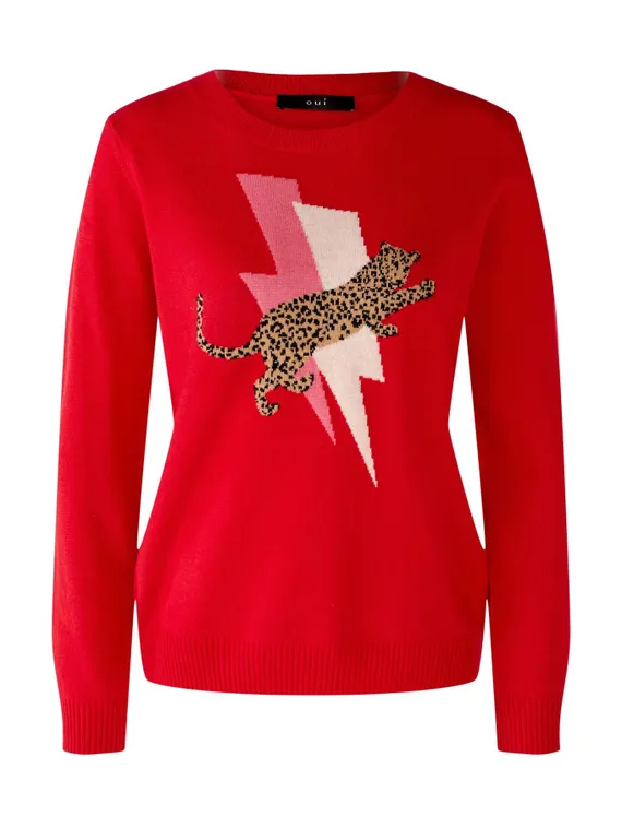 Oui Свитер с шерстью