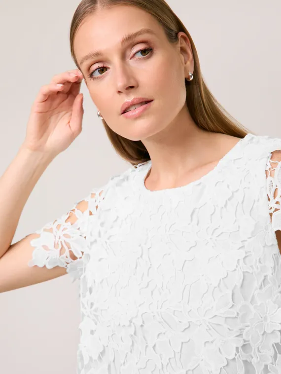 TAIFUN Кружевная блуза
