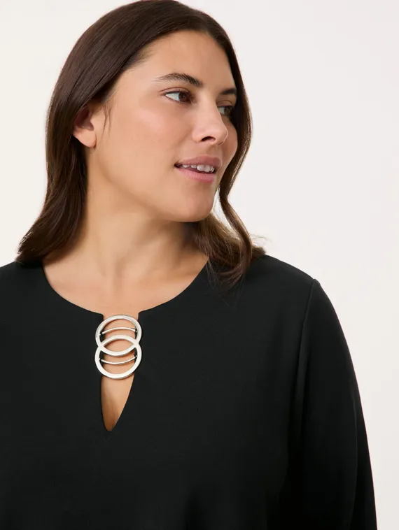 SAMOON Топ длинный рукав