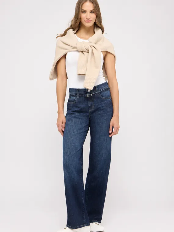 ANGELS Джинсы с ремнем синие