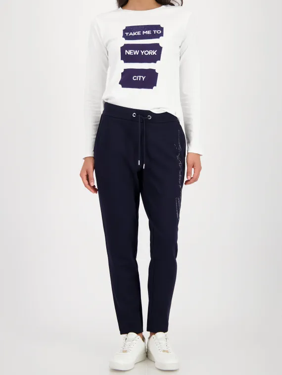 MONARI Брюки-джоггеры со стразами