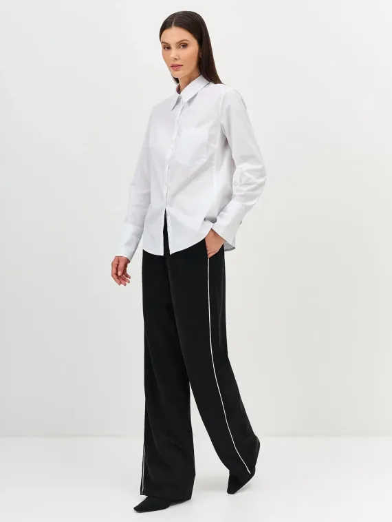 BULMER Широкие брюки с контрастным кантом