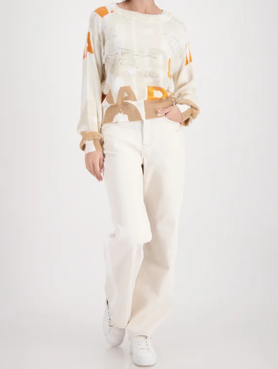 MONARI Джемпер с буквенным рисунком