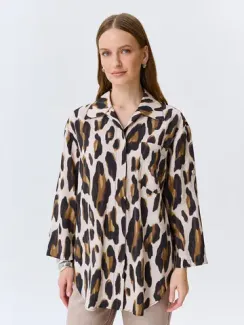 BULMER Блуза с анималистичным принтом