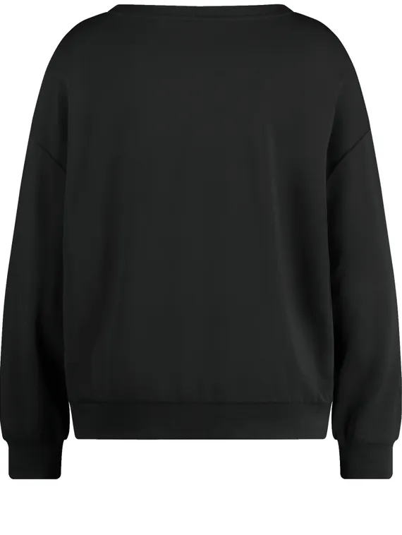 SAMOON Джемпер со стразами на рукавах