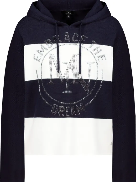 MONARI Джемпер с декоративной эмблемой