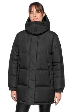 GEOX Пуховик стеганый с капюшоном