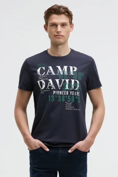CAMP DAVID Футболка с объемным принтом
