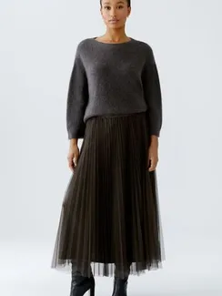 Oui Юбка плиссе с двойным фатином