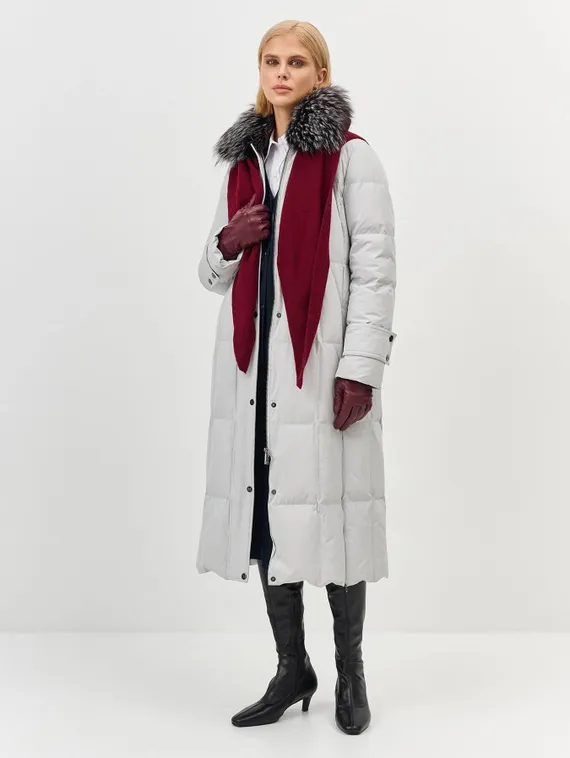 BULMER Пальто с мехом чернобурки