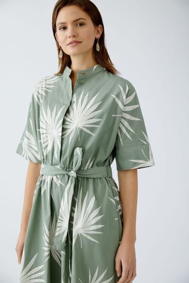 Oui Платье из хлопкового поплина