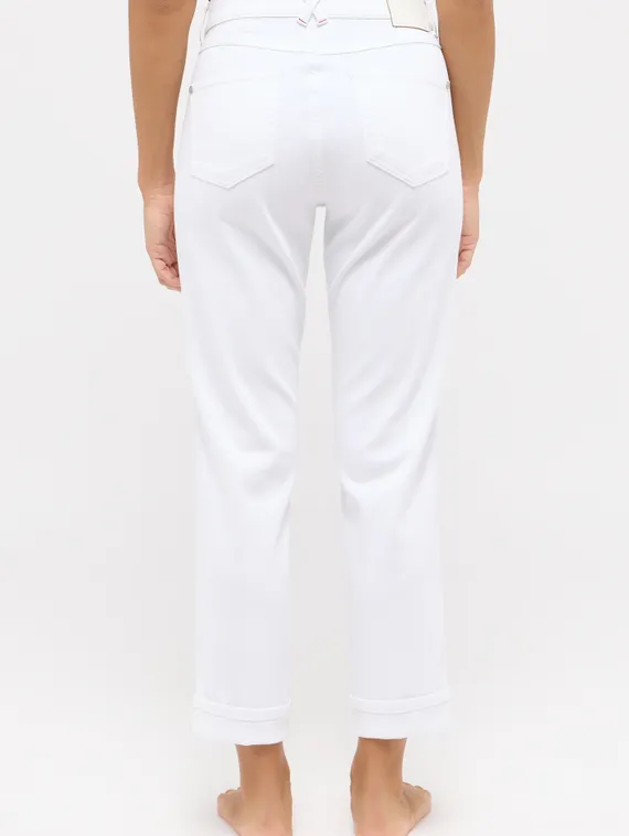 ANGELS Джинсы белого цвета с отворотами