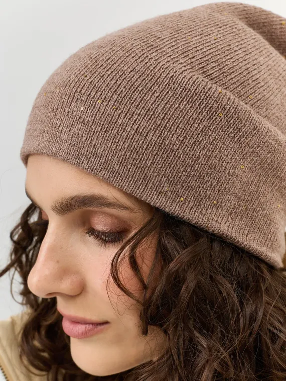 BULMER Тонкая шапка с пайетками