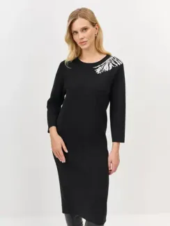 BULMER Вязаное платье с контрастным узором