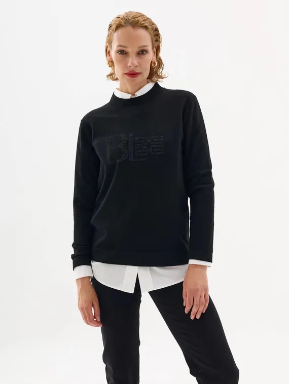 BULMER Джемпер со стразами