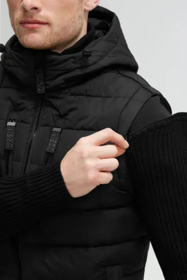 CAMP DAVID Стеганый жилет 2-в-1 со съемными трикотажными рукавами