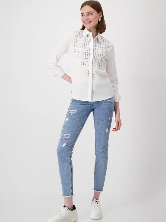 MONARI Рубашка со стразами