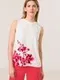 TAIFUN Топ с цветочным принтом