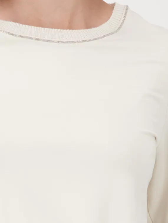 MONARI Лонгслив с вязаным воротником