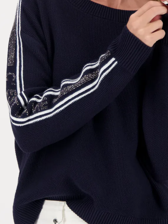 MONARI Джемпер с надписью на рукавах