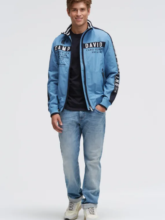 CAMP DAVID Ветровка-блузон с логотипом