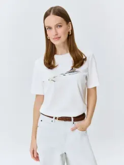 BULMER Футболка с принтом из хлопка