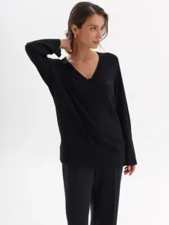 BULMER Джемпер с V- вырезом и шерстью