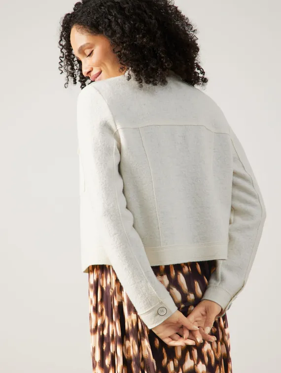 GERRY WEBER Жакет с отделкой букле