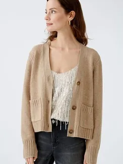 Oui Кардиган из смесовой шерсти