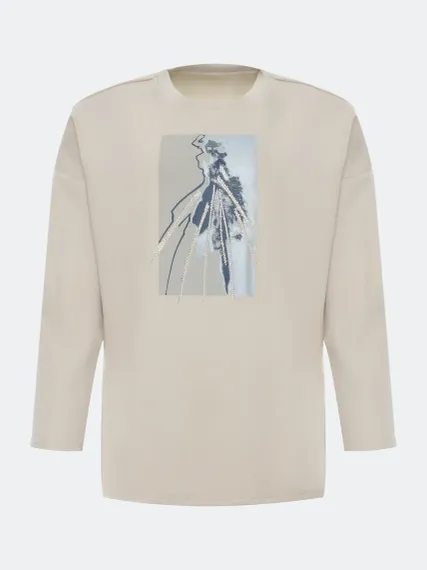 BULMER Свободный свитшот с принтом