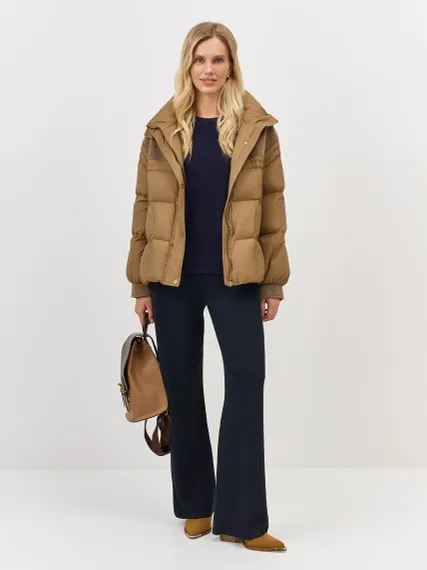 BULMER Стеганая куртка с шерстяными вставками