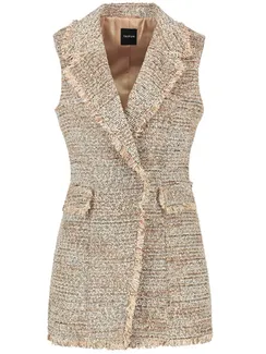 TAIFUN Жилет с блестящими деталями