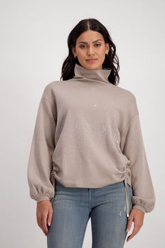 MONARI Джемпер хлопковый с камнями