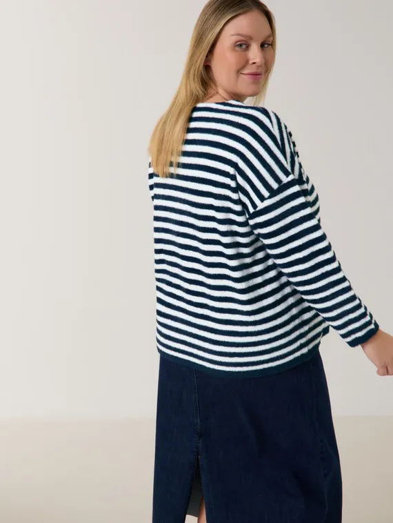 SAMOON Джемпер в полоску