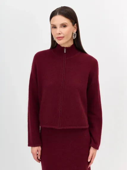 BULMER Укороченный бомбер с ангорой