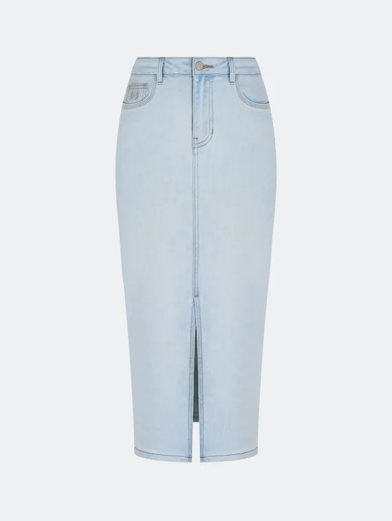 BULMER Джинсовая юбка с лампасами