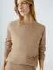 Oui Пуловер бесшовный из смеси шерсти