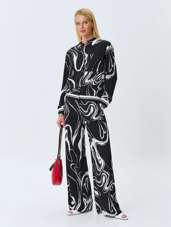 BULMER Блузка с графичным принтом