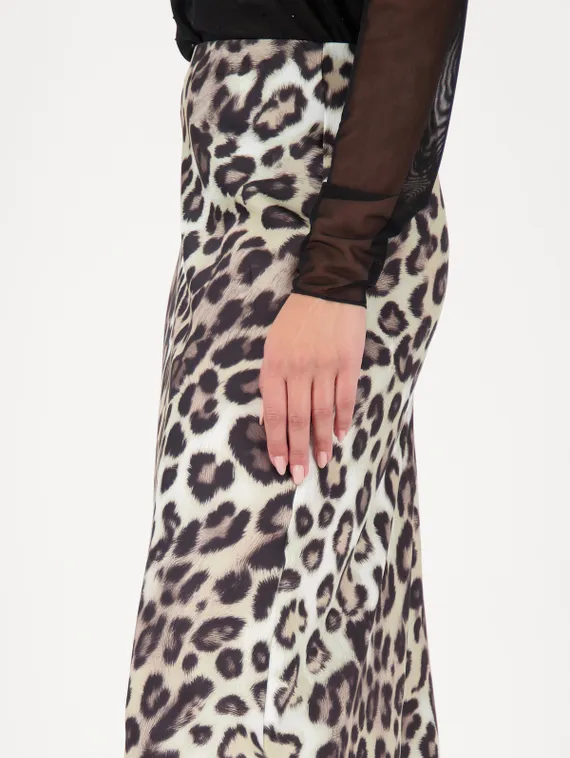 MONARI Юбка с леопардовым принтом
